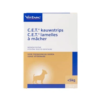 Afbeelding van C.E.T Kauwstrips Hond Honden tot 5kg 200 gram