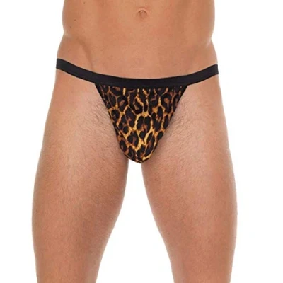 Afbeelding van Amorable by Rimba String Voor Heren Met Luipaardprint One Size Slip