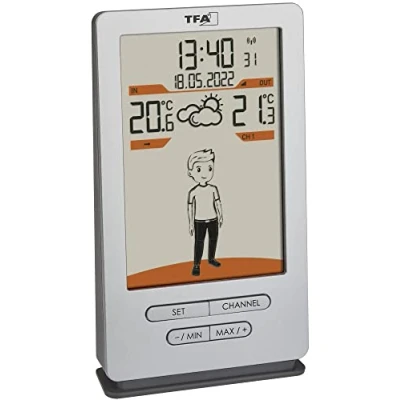 Afbeelding van TFA Dostmann Weather Jack 35.1166.54 Draadloos weerstation Verwachting voor 12 tot 24 uur Aantal sensoren max.: 3 stuk(