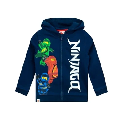 Afbeelding van LEGO Ninjago hoodie kleding voor jongens Ninja kinderen Leeftijd 5 13 jaar, Blauw