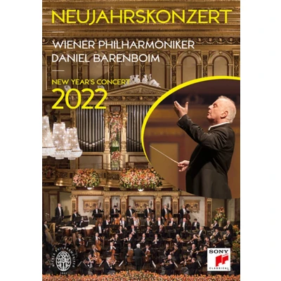 Afbeelding van Daniel, &amp; Wiener Philharmoniker Barenboim Neujahrskonzert 2022 / New Year&#039;s Concert (DVD)