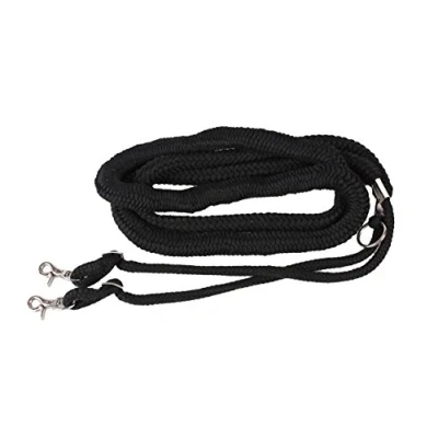 Afbeelding van QHP Longeerhulptouw maat L black