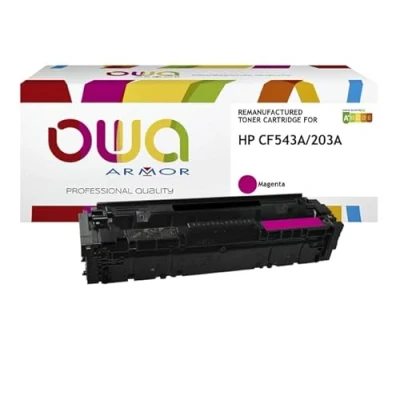 Afbeelding van OWA Magenta compatibel tonercartridge (alternatief voor: HP 203A, CF543A) voor Color LaserJet Pro M254dw, M254nw, MFP M280nw, M281cdw, M281fdn, M281fdw