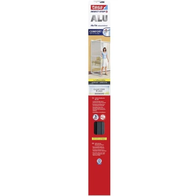 Afbeelding van tesa ALU XL COMFORT Vliegenhor voor deur (b x h) 1200 mm 2400 Antraciet 1 stuk(s)
