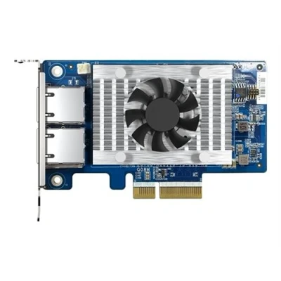 Image de QNAP QXG 10G2T X710 Adaptateur réseau PCIe 3.0 x4 profil bas 10Gb Ethernet x 2 pour QSW 1208 8C M2108 2C