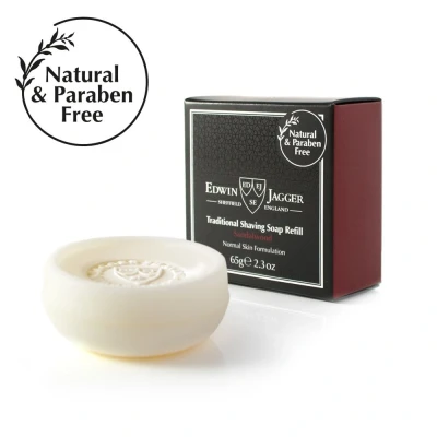 Afbeelding van Edwin Jagger scheerzeep Sandelhout navulling 65gr