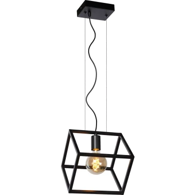 Afbeelding van Lucide Hanglamp Fabian 1L Zwart
