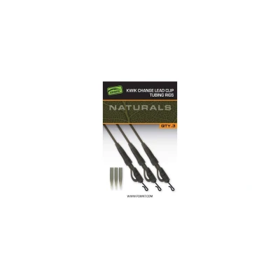 Image de Fox Naturals Kwik Change Lead Clip Tubing Rigs (3 pcs)