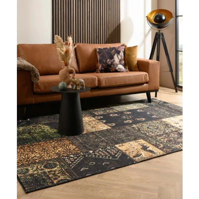 Afbeelding van Patchwork Vloerkleed Fade No.1 Olijfgroen 152x230 Cm