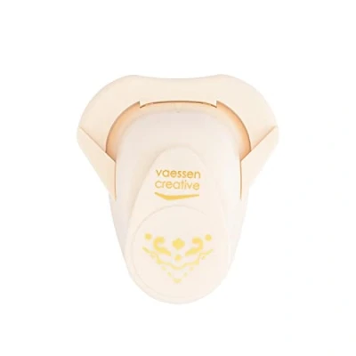 Afbeelding van Vaessen Creative Papieren perforator, tulp, decoratieve hoeken, voor doe het zelfprojecten, scrapbooking, kaarten maken en meer