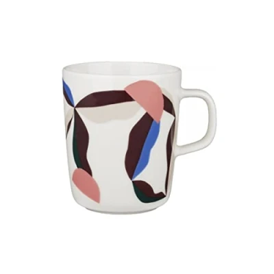 Afbeelding van Marimekko Berry Mok 25cl Roze Blauw Beige