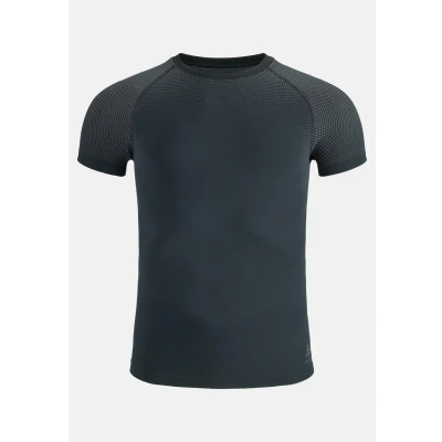 Afbeelding van Odlo heren Performance Light Eco T shirt met print in de kleur Zwart, maat: L
