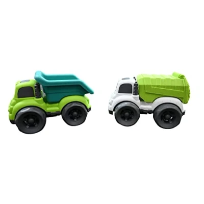 Image de Pack de 2 camions Véhicules chantier 10 cm