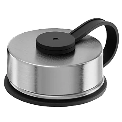 Afbeelding van BeMaxx Vervangende doppen voor Wide Mouth Active Flask flessen in alle maten (950 ml, 680 530 410 ml) BPA vrij, lekvrij (roestvrijstalen dop)
