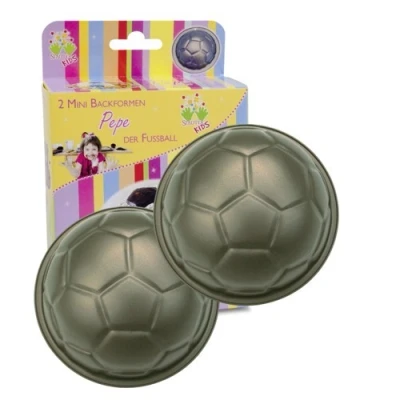 Afbeelding van Städter Bakvorm mini Voetbal Ø9cm set/2