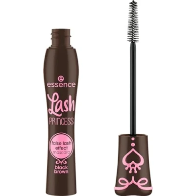 Afbeelding van Essence Lash Princess Kunstwimpereffect Mascara Zwart Bruin, Geeft Meer Volume, Valse Wimpereffect, Definiërend, Lengtebevorderend, 12 ml