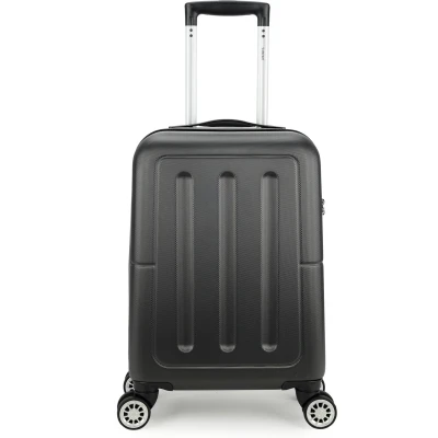 Afbeelding van Decent Handbagage Harde Koffer / Trolley Reiskoffer 50 x 35 20 cm NeonFix Grijs