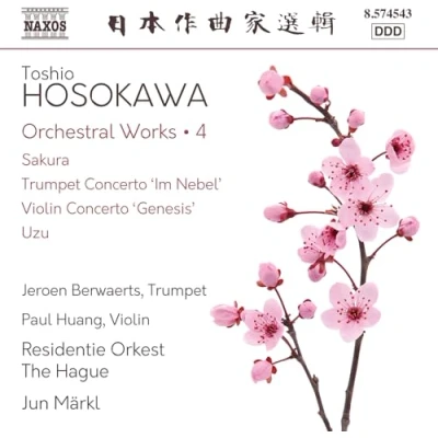 Afbeelding van Jeroen Berwaerts, Jun Markl, Residentie Orkest Hosokawa: Orchestral Works, Vol. 4 (CD)