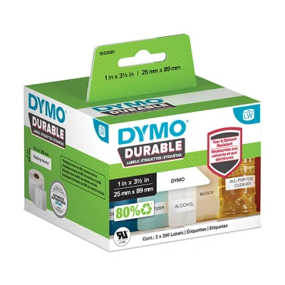 Image de DYMO LabelWriter Address Adhésif blanc 89 x 25 mm 700 étiquette(s) (2 rouleau(x) 350) étiquettes pour 310, 315, 320, 330, 400, 450, 4XL, SE450, Wireless