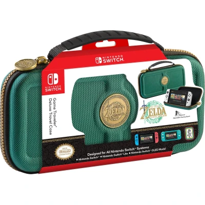 Afbeelding van Bigben Beschermhoes Deluxe Travel Case Zelda Green Switch (nns40g)
