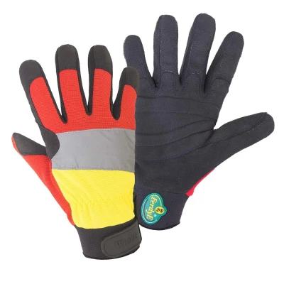 Afbeelding van FerdyF. Mechanics 1973 Boshandschoen Kunstleder, Elasthan Maat (handschoen): XL, 10 EN 388:2016 1 paar
