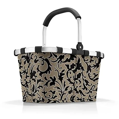 Afbeelding van Reisenthel Carrybag Boodschappenmand 22L Baroque Marble Zwart