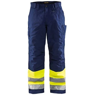 Afbeelding van Blaklader Winterwerkbroek High Vis 1862 1811 Geel/Marineblauw C54
