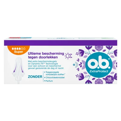 Afbeelding van o.b. Extra Protect Super 16 stuks