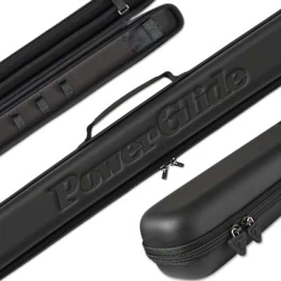 Afbeelding van PowerGlide Svartur Biljart of biljartkeu hoes Modern zacht EVA ontwerp Handvat en schouderriem Beschermende schuimrubberen binnenkant accessoirevakken Compatibel met 2