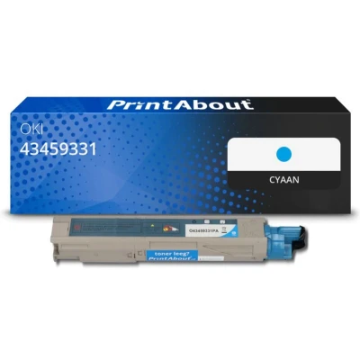 Afbeelding van Huismerk OKI 43459331 Toner Cyaan