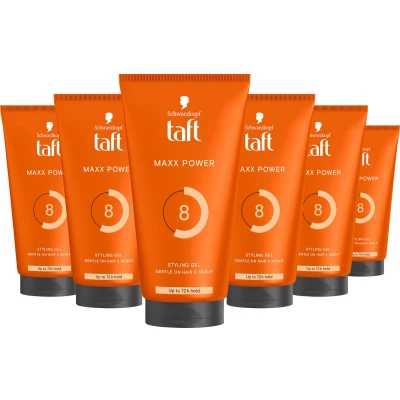 Afbeelding van 6x Taft Gel Maxx Power 150 ml
