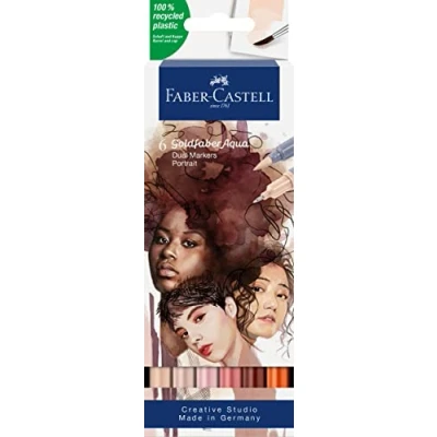 Image de Boîte de 6 Feutres Faber Castell Goldfaber Portrait