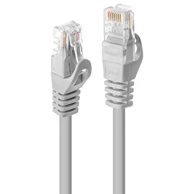 Image de Lindy Cordon de raccordement RJ 45 (M) pour 10 m UTP CAT 5e sans crochet gris
