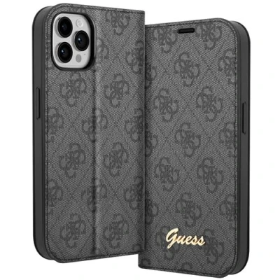 Afbeelding van Guess 4G Book Case Geschikt voor Apple iPhone 14 Pro Max (6.7&quot;) Grijs