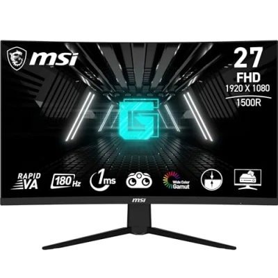 Image de Écran PC Gaming MSI G27C4 E3 27&quot; 180 Hz Full HD Noir