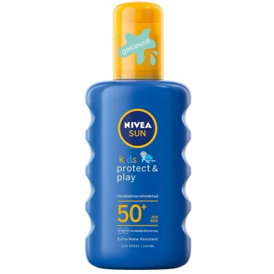 Afbeelding van NIVEA Sun Protect &amp; Hydrate Zonnespray Kids SPF 50+ 6 x 200 ml Voordeelverpakking