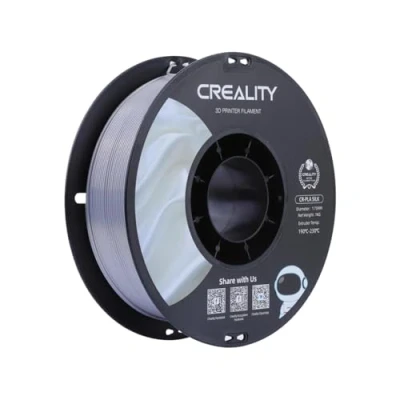 Afbeelding van creality 3d filament pla 1.75mm silk zilver 1kg