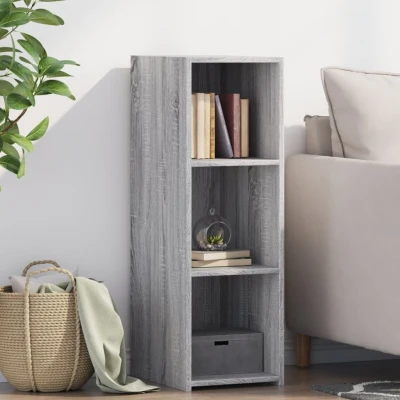 Afbeelding van Dressoir 30x41x93 cm bewerkt hout grijs sonoma eikenkleurig