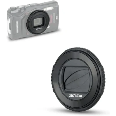 Afbeelding van JJC Lensbeschermkap voor Olympus Tough TG 7, 6, 5, 4, 3, 2 en 1F, OM SYSTEM vervanging LB T01