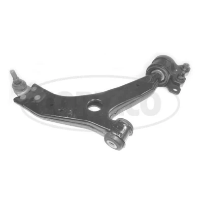 Afbeelding van CORTECO 49398488 Draagarm Met draag/ stuur gewricht, rubberlager Vooras rechts Driehoeksdraagarm Plaatstaal VOLVO: V50, FORD: Focus 2, C Max