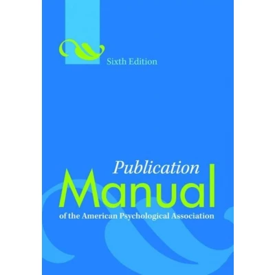 Afbeelding van Publication Manual Of American Psycholog