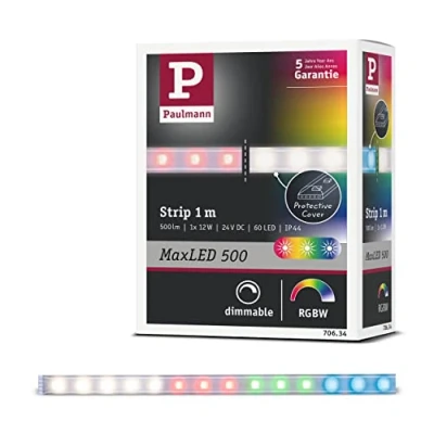 Afbeelding van Paulmann MaxLED RGBW 70634 LED strip uitbreidingsset Met connector (male) 24 V 1 m RGB, Warmwit stuk(s)