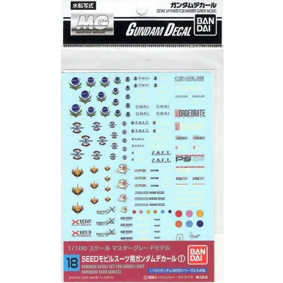Afbeelding van BANDAI MG Gundam Decal #18 for Mobile Suit (Gundam Seed Series)