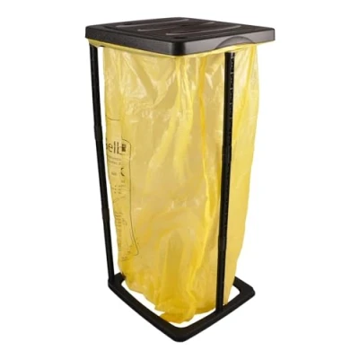 Afbeelding van Monzana Vuilniszakhouder 60 liter zwart