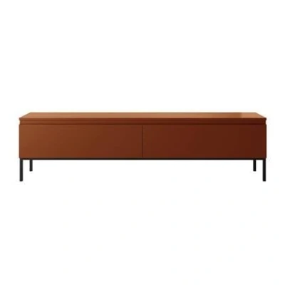 Afbeelding van NADUVI Collection Kate Tv Meubel B 175 cm Terra / Zwart