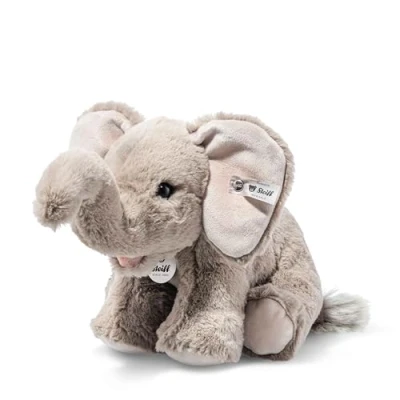Afbeelding van Steiff 065163 Teddies voor Tomorrow Edie Elefant 24 cm Grijs Zittend