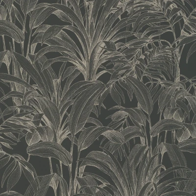 Afbeelding van Duch Wallcoverings Asperia Aliare zwart/zilver vliesbehang 10m x 53cm A51403