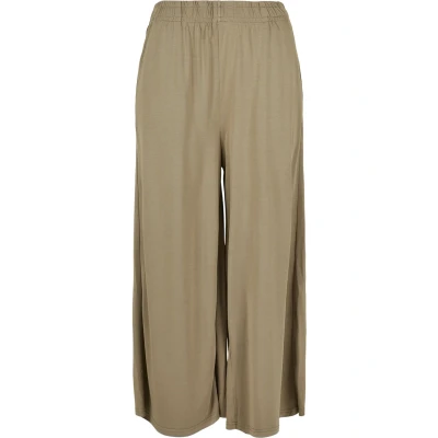Afbeelding van Urban Classics Culotte Broek, Dames, Maat: 3XL, Khaki