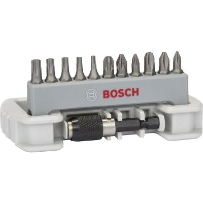 Afbeelding van Bosch Accessories 2608522129 Bitset 12 delig Kruiskop Phillips, Pozidriv, Binnen zesrond (TX)
