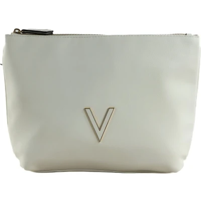 Afbeelding van VALENTINO Utensil zak Coney Soft Cosmetic Case Bianco Wit